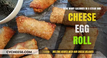 Steak and Cheese Egg Roll: Calorie Count