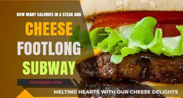 Footlong Steak and Cheese: Calories and Nutrition Facts