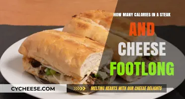 Footlong Steak and Cheese: Calories and Nutrition Facts