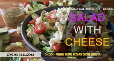 Calorie Count of a Tasty Tossed Salad with Cheese