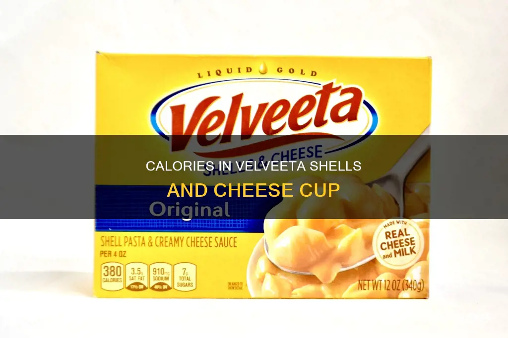 how many calories in a velveeta shells and cheese cup