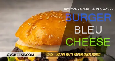 Wagyu Burger Calories: Bleu Cheese's Costly Indulgence