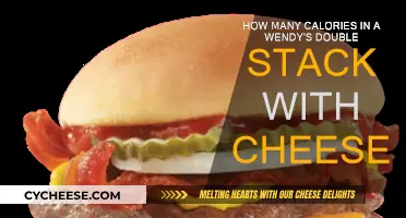 Calorie Count of Wendy's Double Stack: Cheese Impact