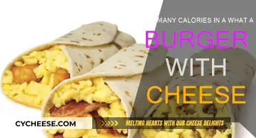 Calorie Count of a Cheesy Whataburger