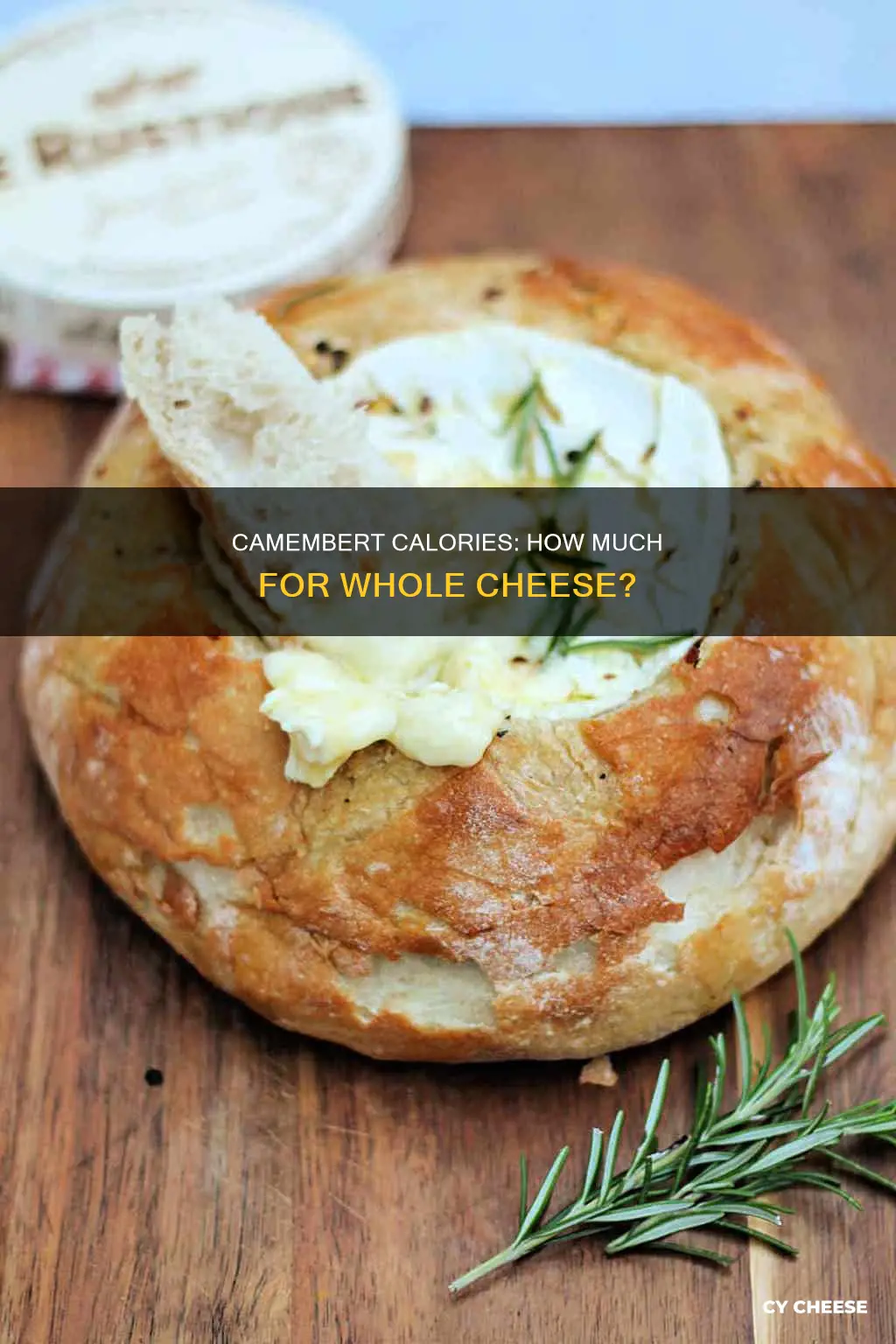 how many calories in a whole camembert cheese