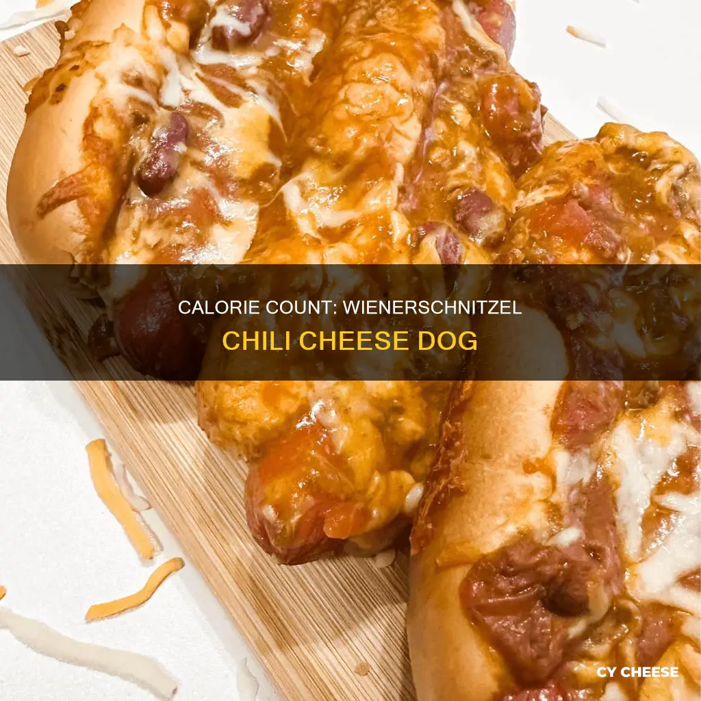 how many calories in a wienerschnitzel chili cheese dog