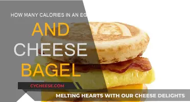 A Cheesy, Eggy Bagel: How Many Calories?