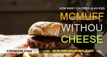 Calorie Count of an Egg McMuffin Without Cheese