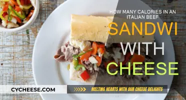 Calories in Cheesy Italian Beef Sandwiches Revealed