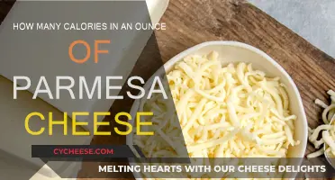 Parmesan Cheese: Calories in an Ounce