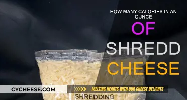 Shredded Cheese: Calories in an Ounce