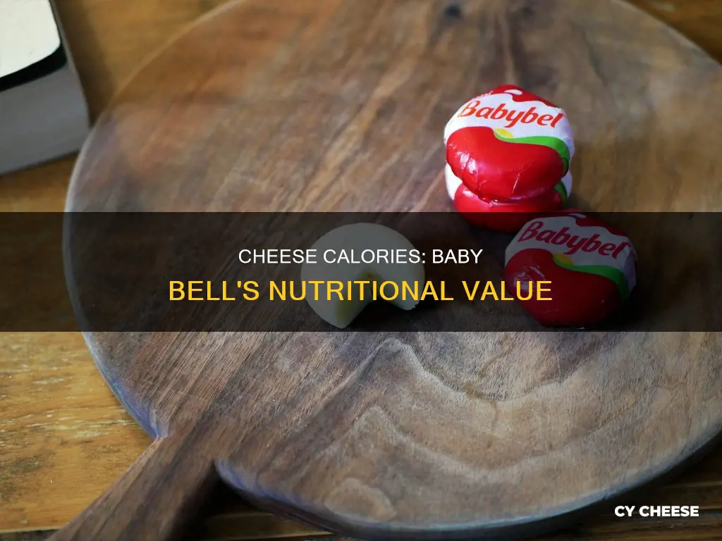 how many calories in baby bell cheese