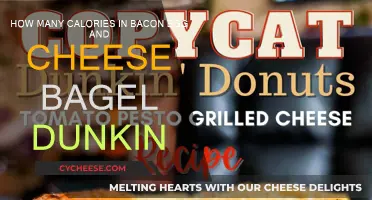 Dunkin's Bacon, Egg, and Cheese Bagel: Calorie Count