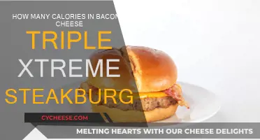 Calorie-Loaded Bacon n' Cheese Steakburger: A Diet Disaster?