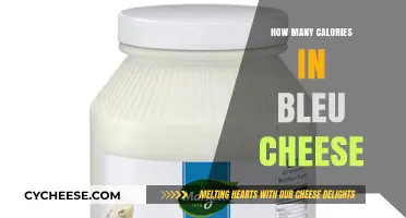 Cheese Lovers: Calories in Bleu Cheese