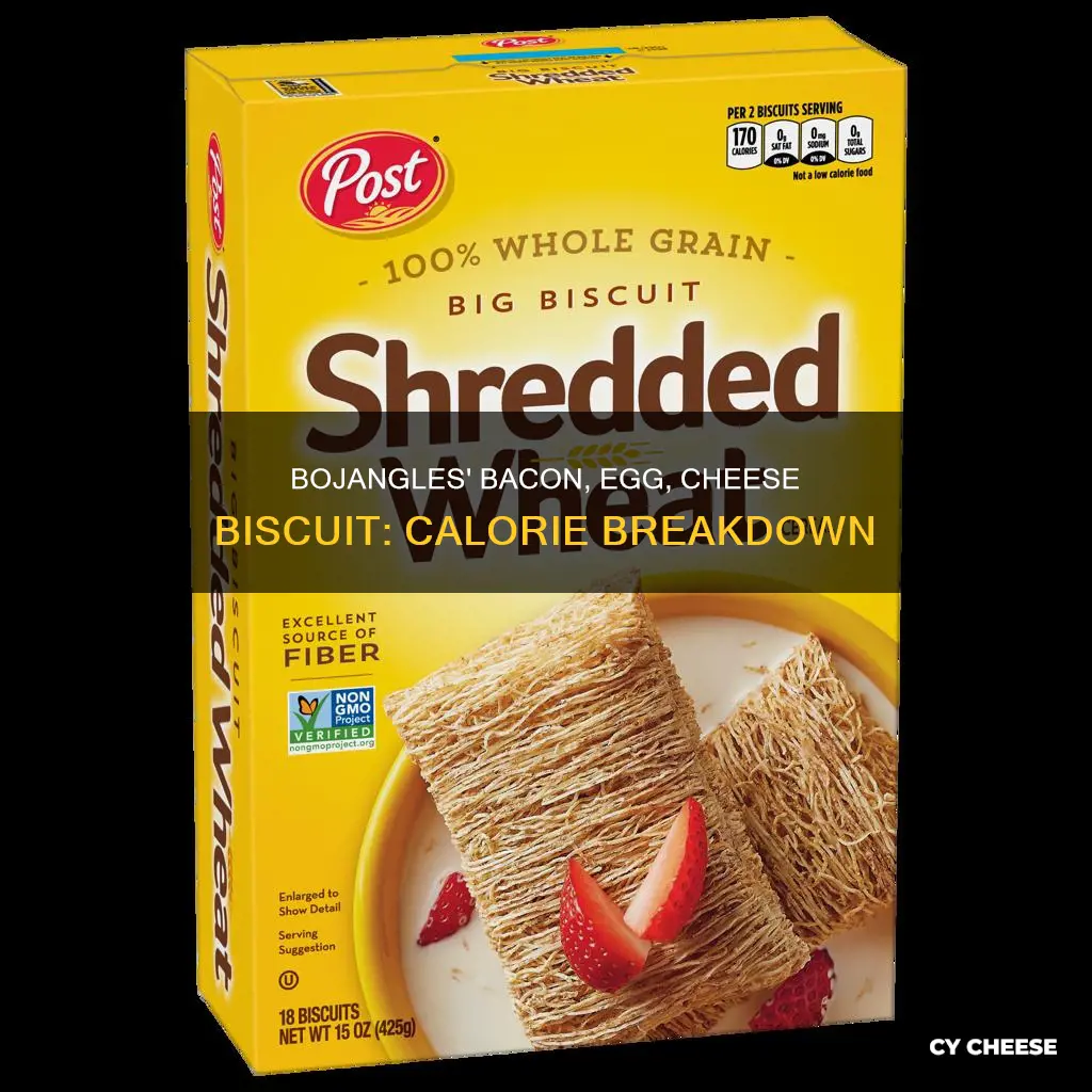 how many calories in bojangles bacon egg and cheese biscuit