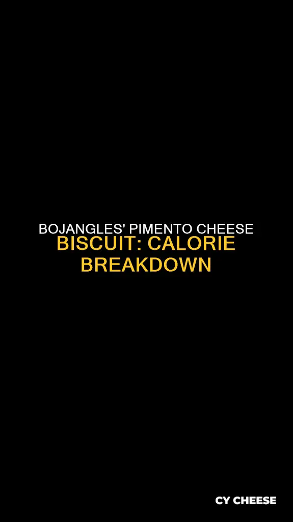 how many calories in bojangles pimento cheese biscuit