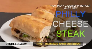 Burger King's Philly Cheese Steak: Calories Unveiled