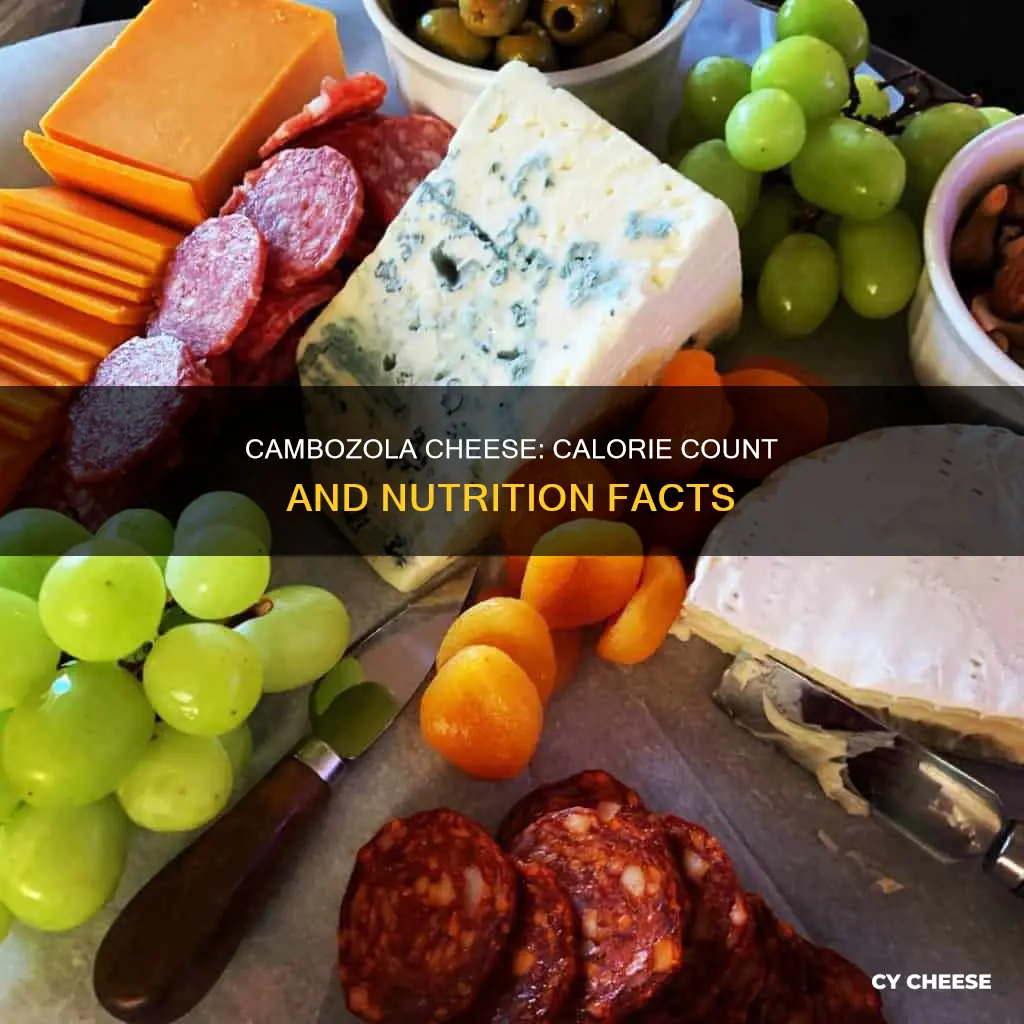 how many calories in cambozola cheese