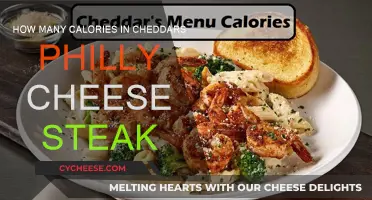 Cheddar's Philly Cheesesteak: Calorie Breakdown