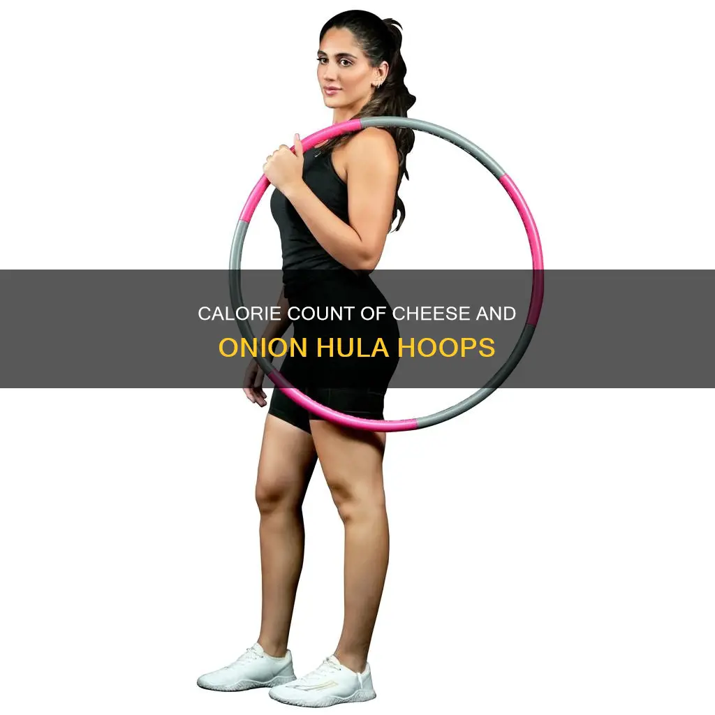 how many calories in cheese and onion hula hoops