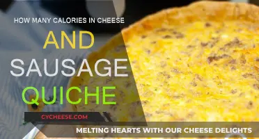Cheese and Sausage Quiche: Calories Unveiled