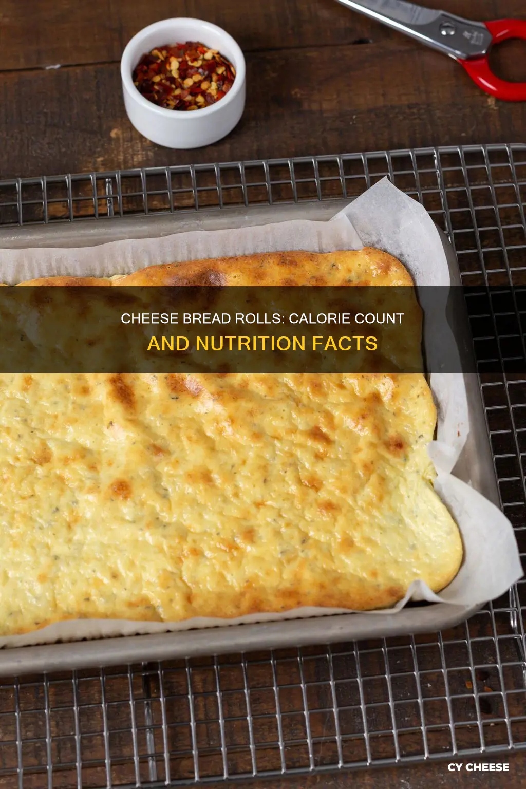 how many calories in cheese bread roll