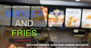 Cheese Burger and Fries: Calorie-Loaded Comfort Food