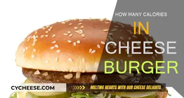 Cheese Burger Calories: What's the Count?