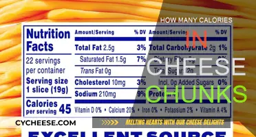 Cheese Chunks: Calorie Count and Nutrition Facts