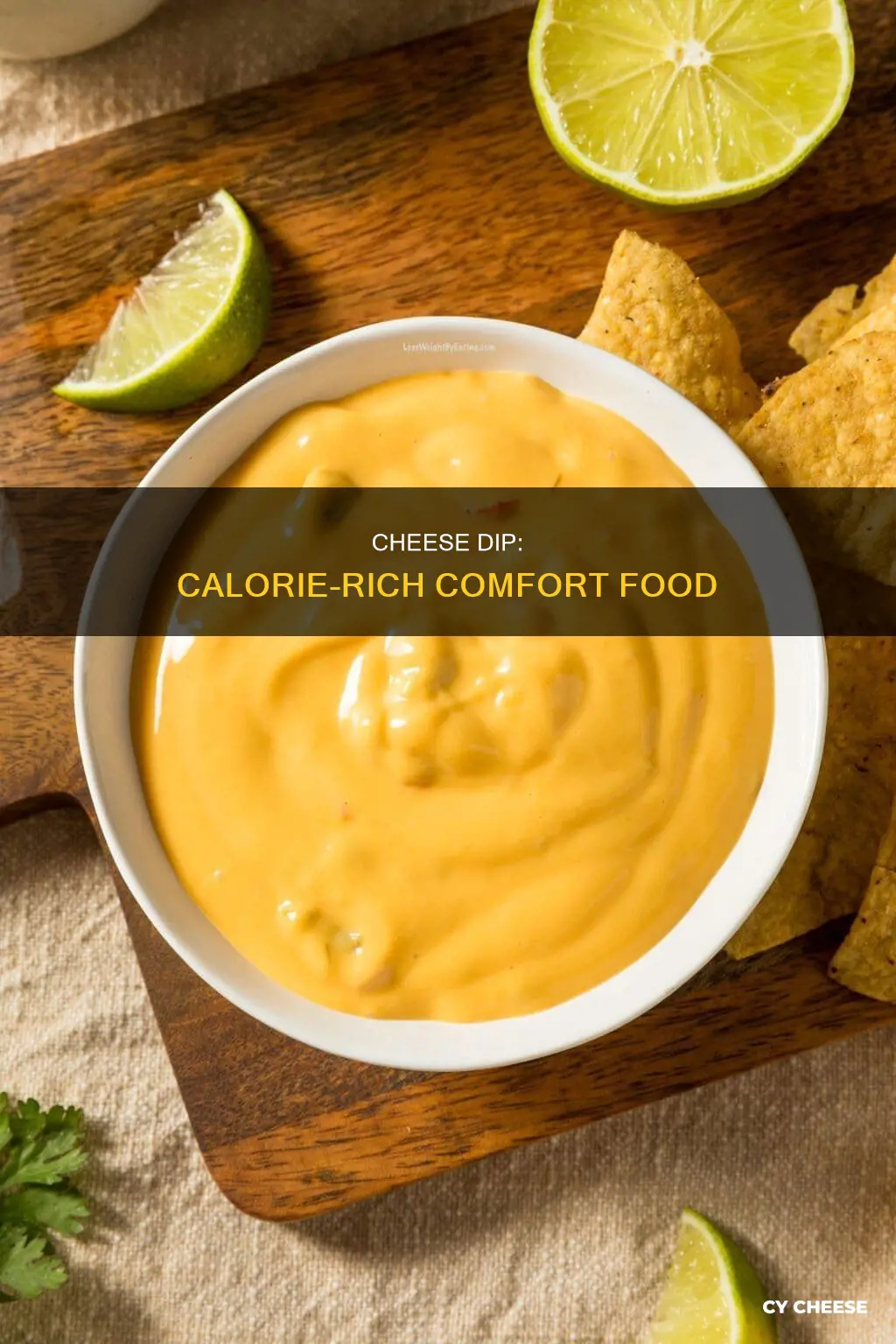how many calories in cheese dip