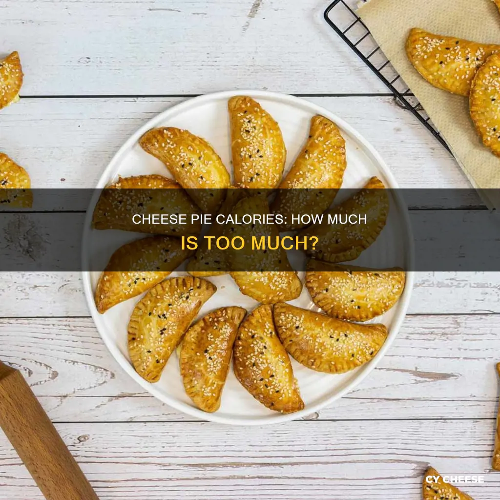 how many calories in cheese pie