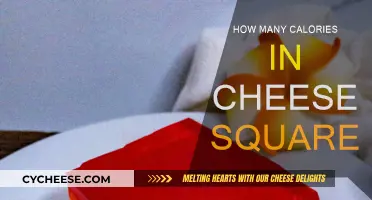 Cheese Squares: Calorie Count and Nutrition Facts