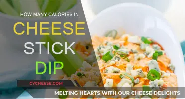 Cheese Stick Dip: Calorie Count and Nutrition Facts
