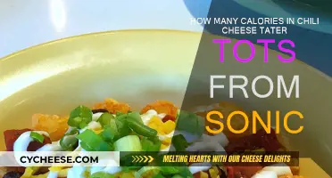 Cheesy Tots Calorie Count: Sonic's Chili Cheese Tater Tots