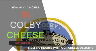 Calories in Colby Cheese: What You Need to Know