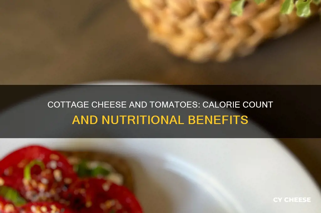 how many calories in cottage cheese and tomatoes