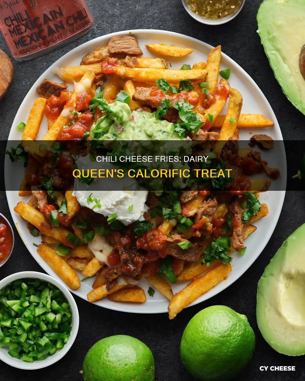 how many calories in dairy queen chili cheese fries