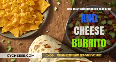 Del Taco Bean Burrito: Calories and Nutrition Facts
