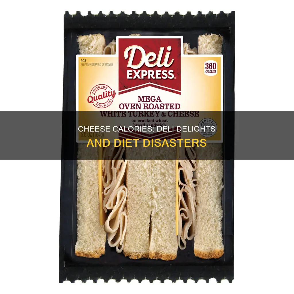 how many calories in deli cheese