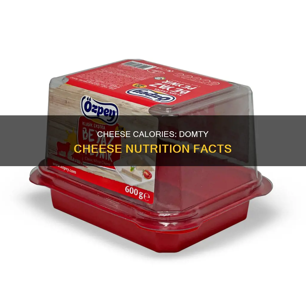 how many calories in domty cheese