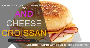 Dunkin's Bacon, Egg, and Cheese Croissant: Calorie Count