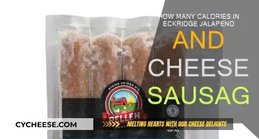 Calories in Eckridge Jalapeno Sausage: A Cheesy Surprise
