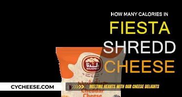 Fiesta Shredded Cheese: Calories and Nutrition Facts