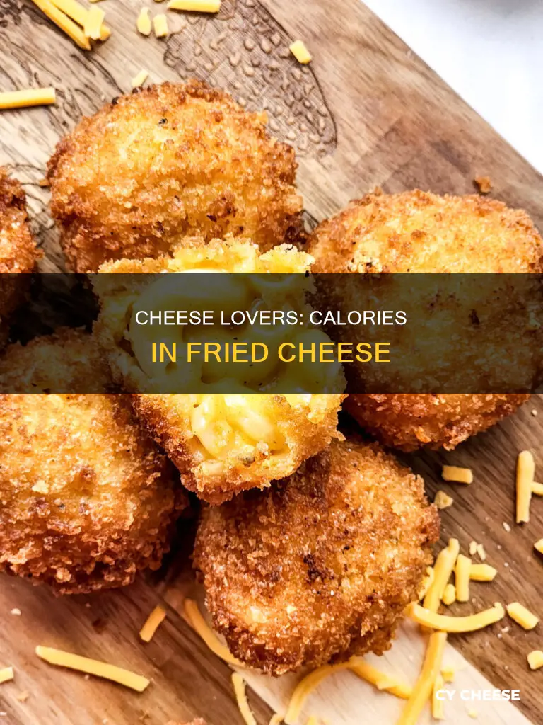how many calories in fried cheese
