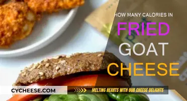 Goat Cheese Delight: Calorie Count for Fried Cheese
