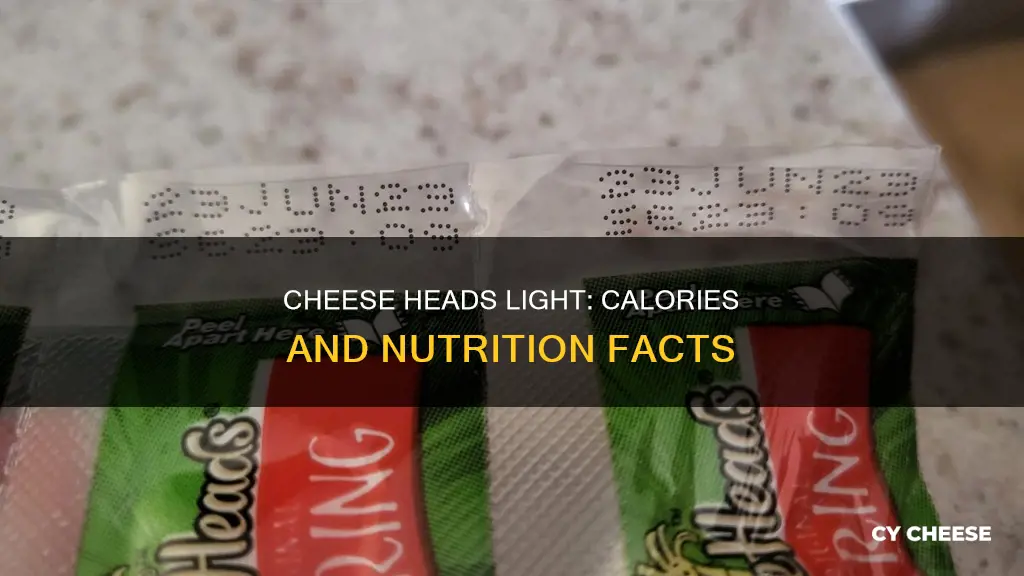 how many calories in frigo cheese heads light