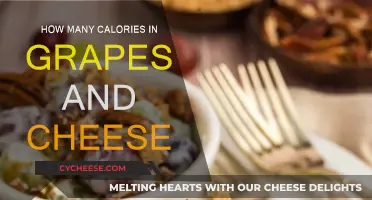 Grapes and Cheese: A Calorie-Rich Snack