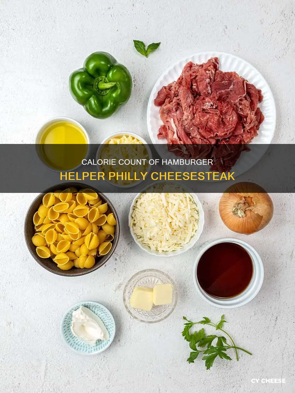 how many calories in hamburger helper philly cheese steak