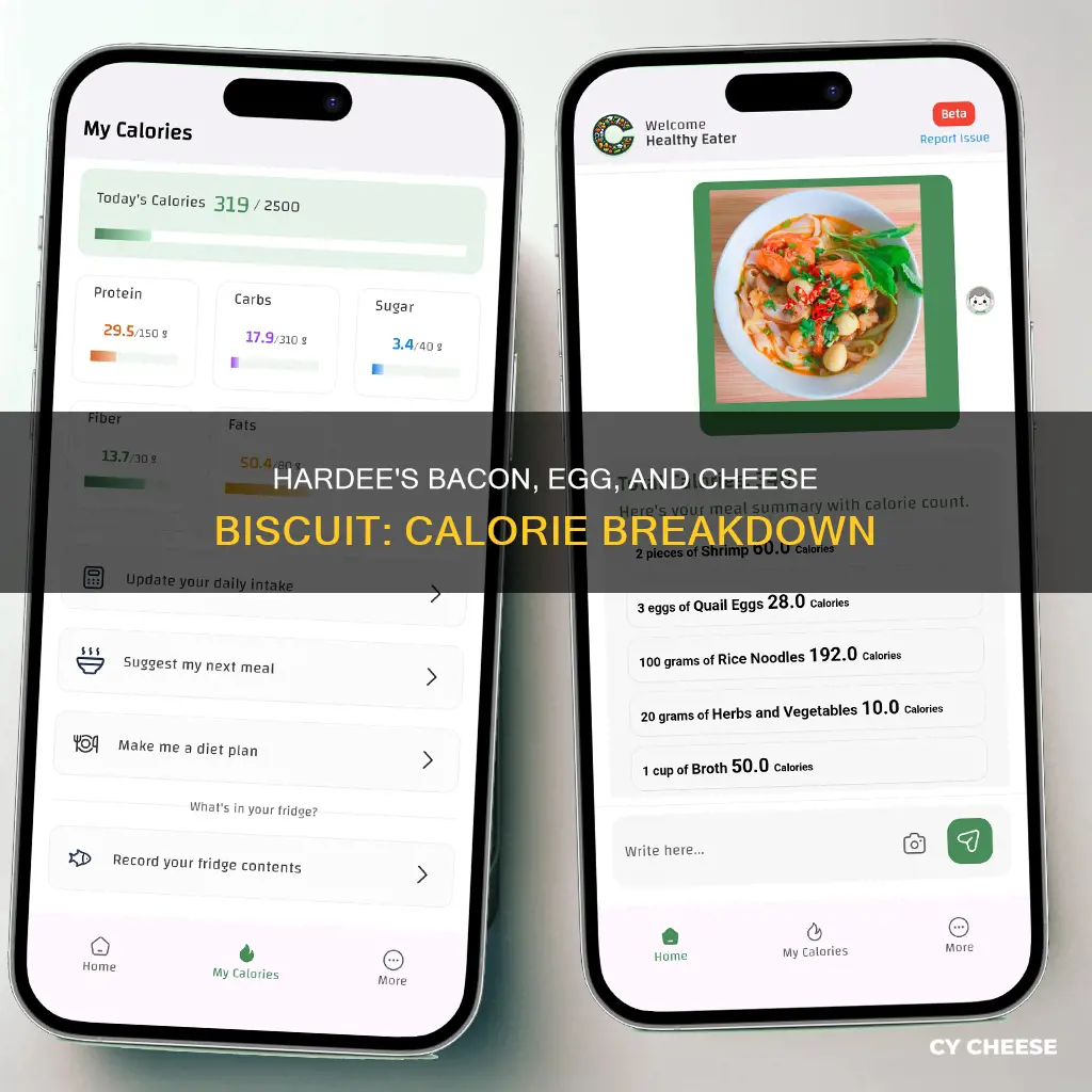 how many calories in hardee